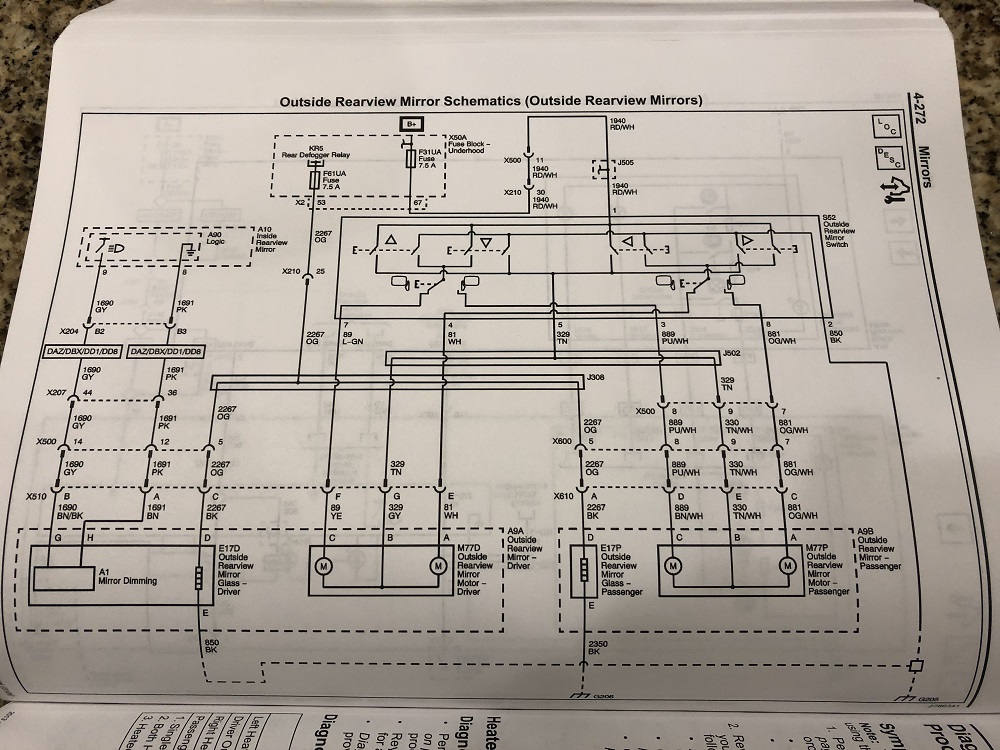 Drivers heated mirror not working. - Camaro5 Chevy Camaro Forum