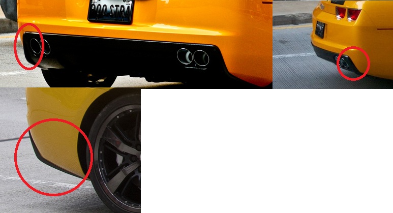 Quad exhaust rear diffuser options? - Camaro5 Chevy Camaro Forum