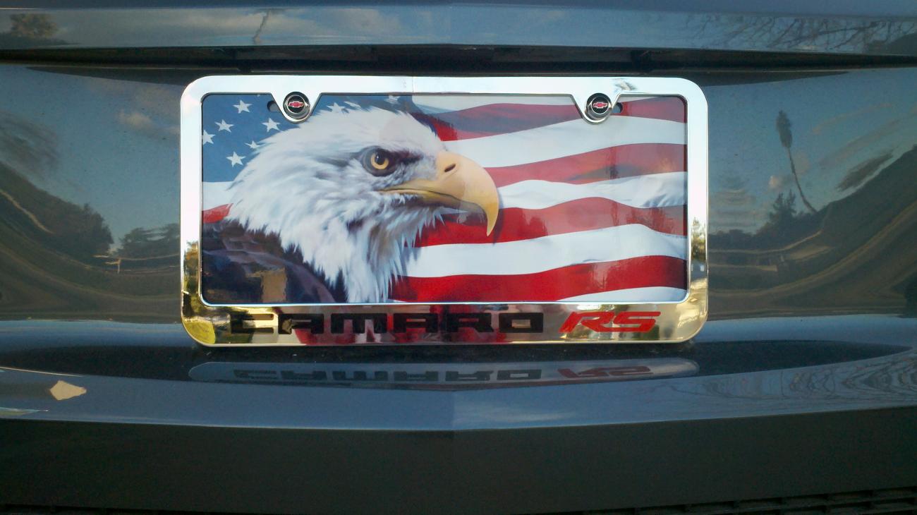 Temp plate until I put my new one on!
(I'd rather keep THIS one)