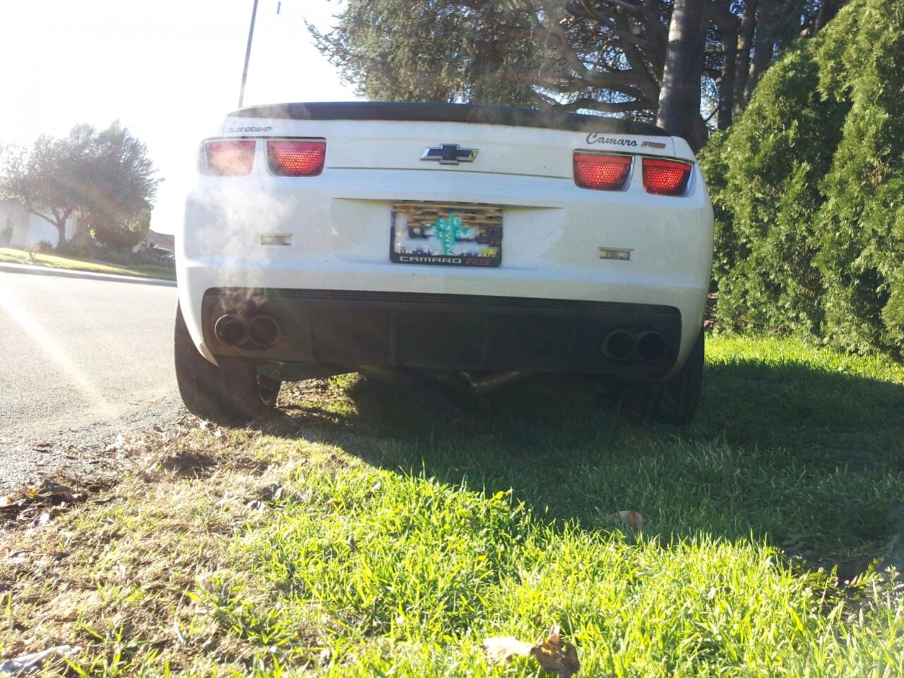 double exhaust tips looks nice