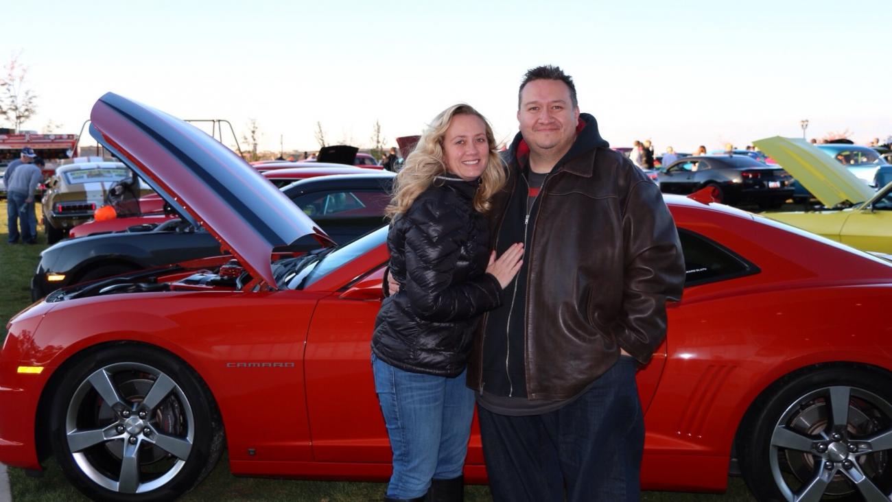 Me and My Wife at the Soda Row Cruise Night 10/2013